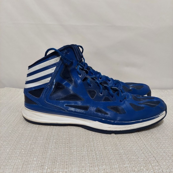 Adidas Crazy Shadow 2 Q33383 High Top Blue Basketball Shoes Mens US Size 12 - Picture 1 of 9